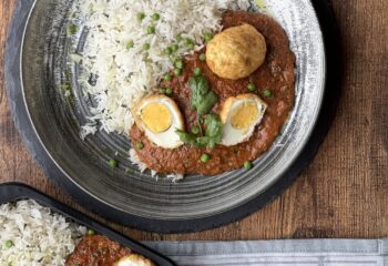 Egg Curry with Infused Basmati Rice (A Little Different)